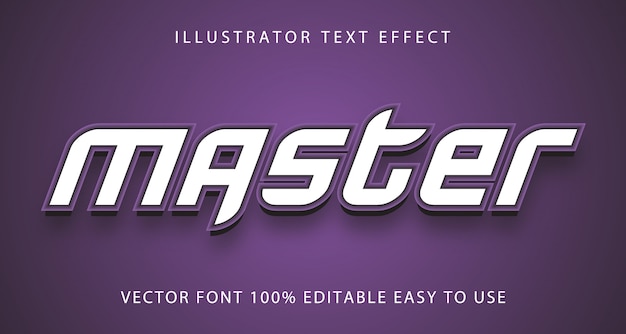 Master  Text Effect Fully Editable