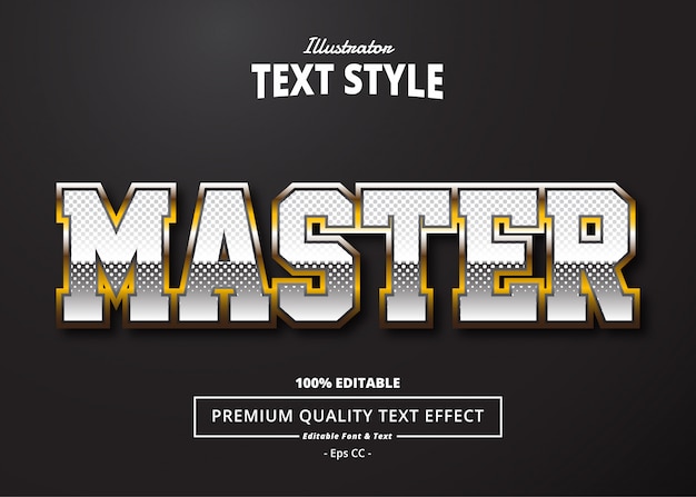 Master text effect