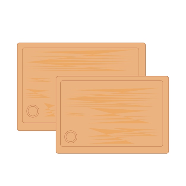 Vector masterchef cutting boards for kitchen design concept stock illustration