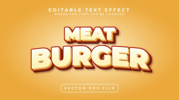 Mat Burger Teksteffect