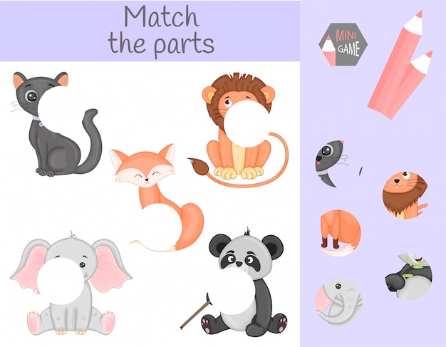 Match animal parts