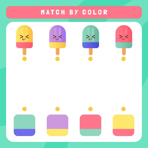 Match by color worksheet