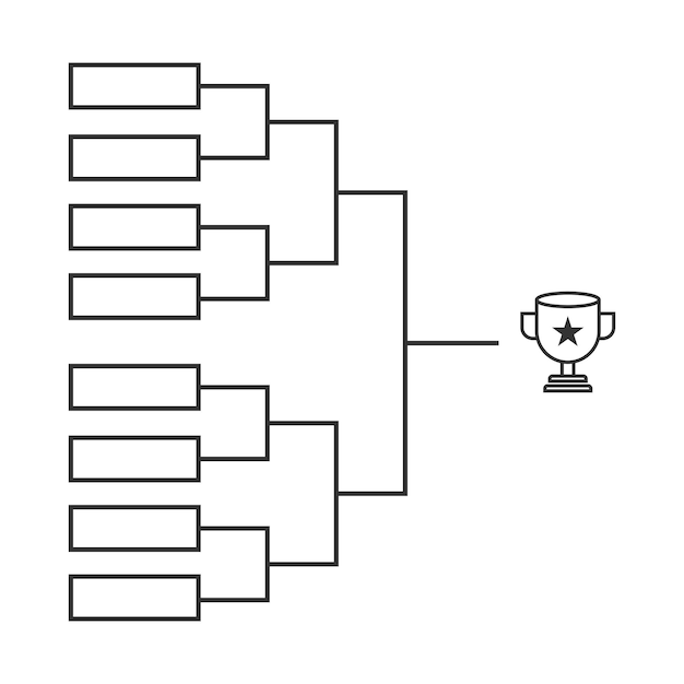 Vector match chart flat design