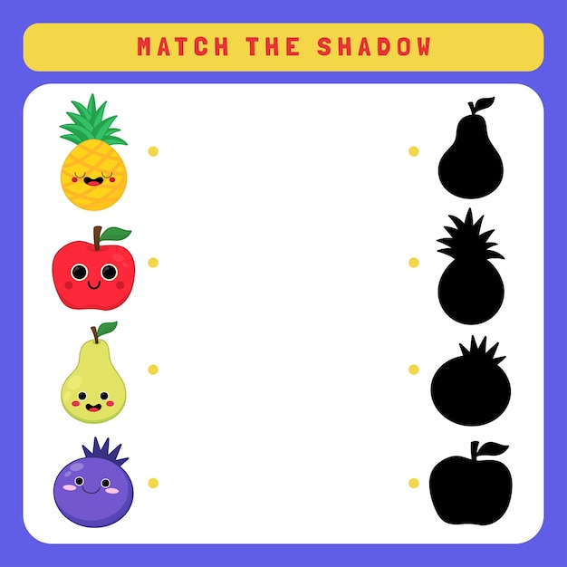 Match The Shadow Worksheet