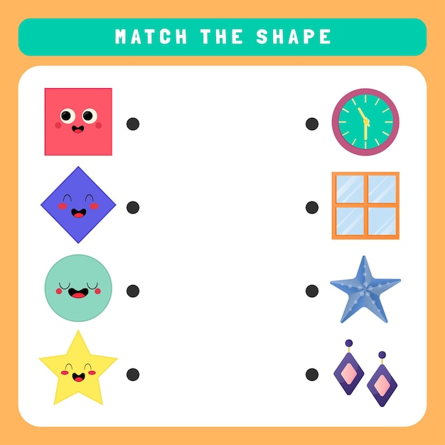 Match the shape worksheet