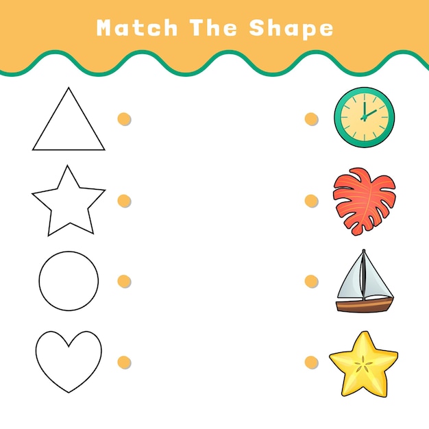 Match The Shape Worksheet