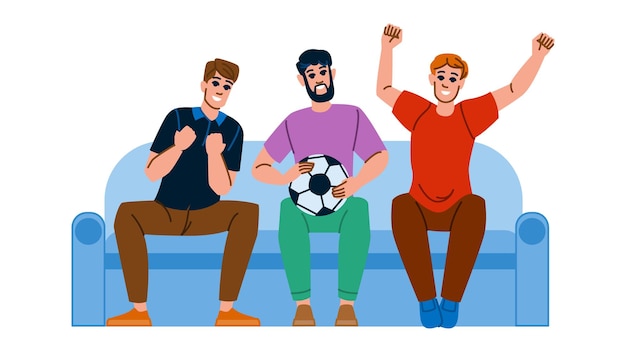 match watching soccer live vector