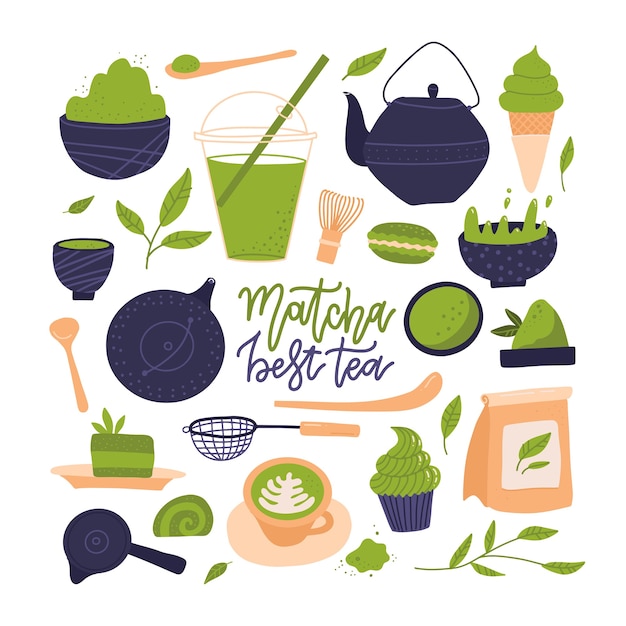 matcha tea products.