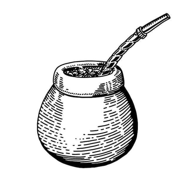 Калабас чай мате и растение мате бомбилья йерба