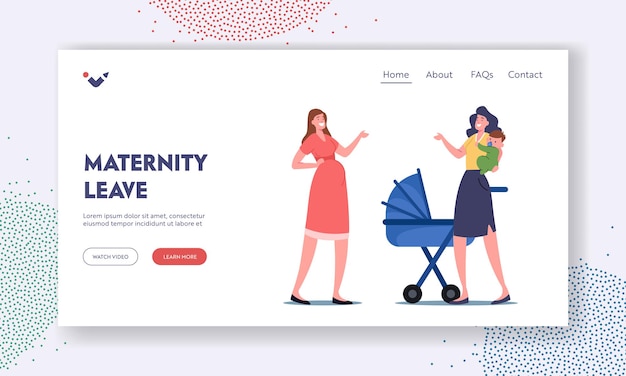 Maternity leave Vectors & Illustrations for Free Download | Freepik