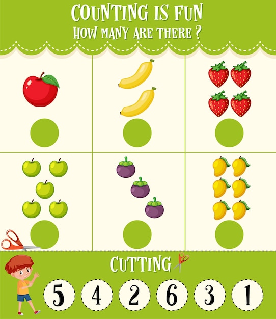 Math count number worksheet