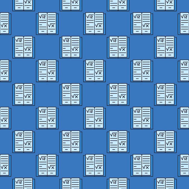 数学学習本ベクトル数学教育概念色のシームレスなパターン