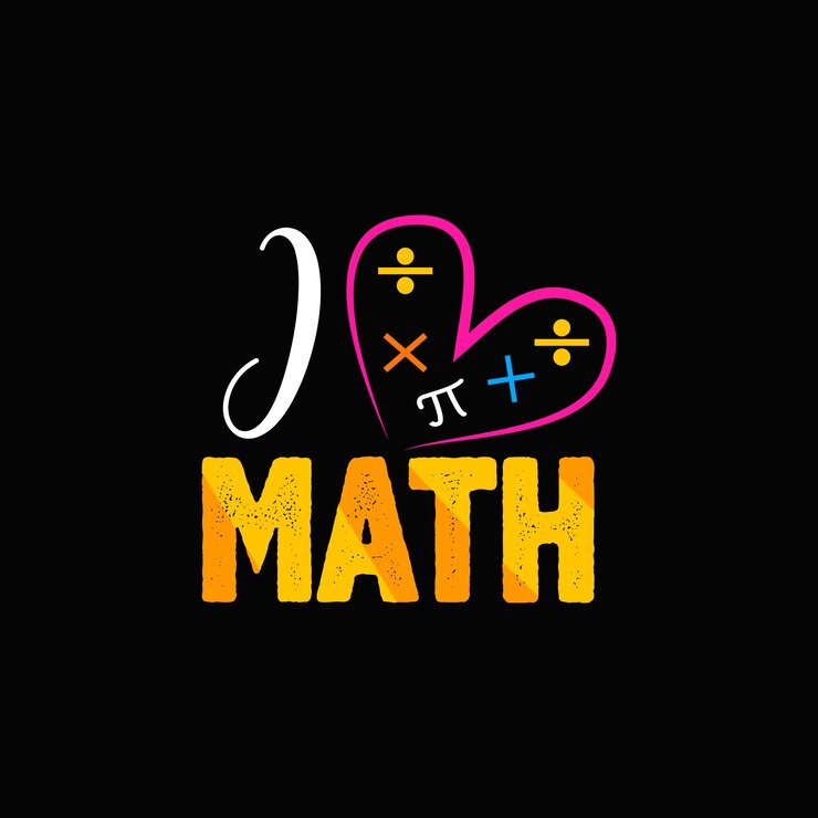 Math t-shirt design, Math typography, Vector illustration