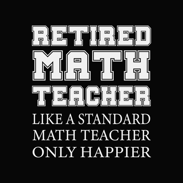 Vector math t-shirt design