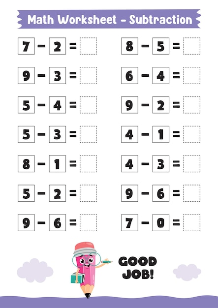 Math Worksheet Design For Kids