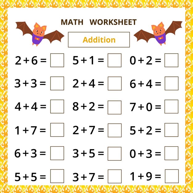 👉 Tiger Stripes Adding More Maths Worksheet - Twinkl