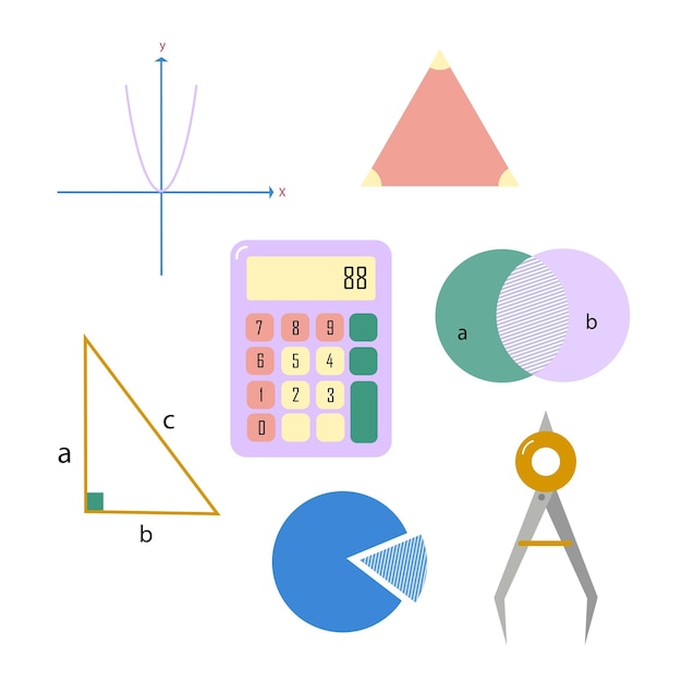 Vettore illustrazione matematica