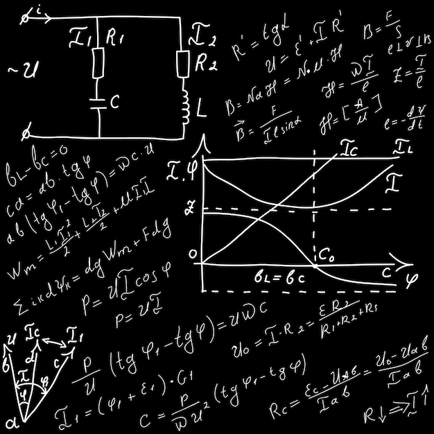 Vettore equazioni e formule matematiche