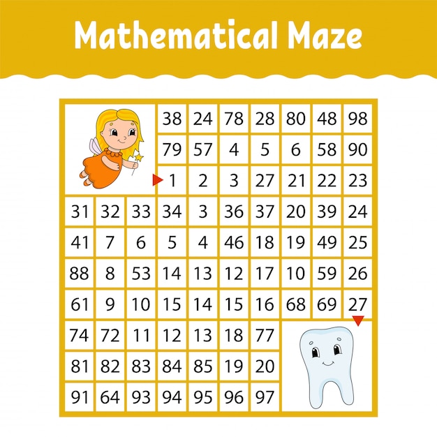 Mathematical maze.