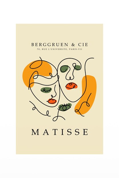 Poster di decorazione artistica da parete matisse