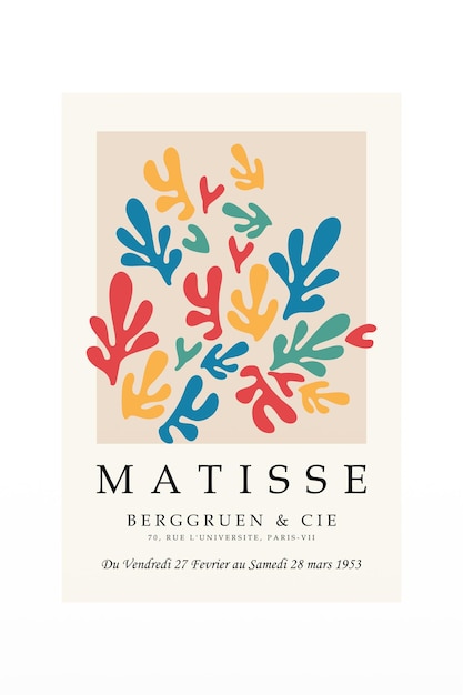 Matisse wall art decoration poster