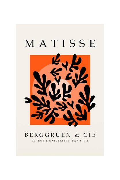 Matisse 벽 예술 장식 포스터