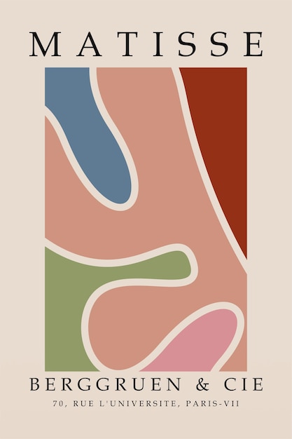 Matisse wanddecoratie poster