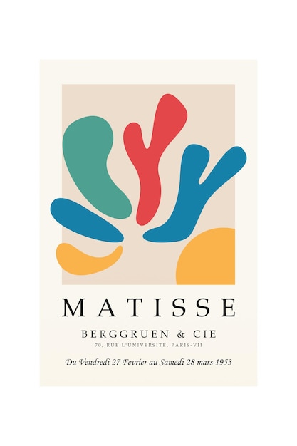 Matisse wanddecoratie poster