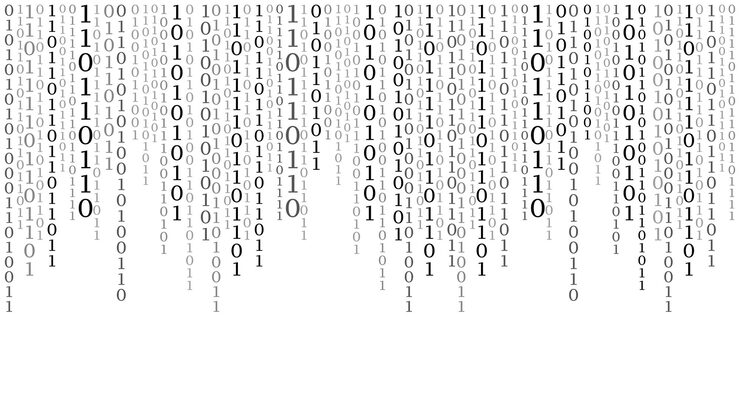 Vector 매트릭스 배경 바이너리 코드와 함께 사이버 보안 빠르게 무작위로 떨어지는 색 숫자 해독 알고리즘 해킹 소프트웨어 빅 데이터 시각화