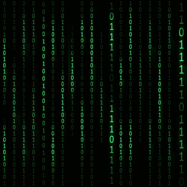 Matrix Hacker Card achtergrond Web Design-stijl voor uw bedrijf. vector illustratie