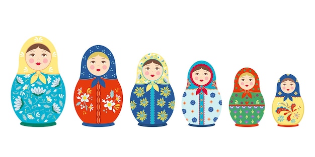 Matryoshka met maaswerkset