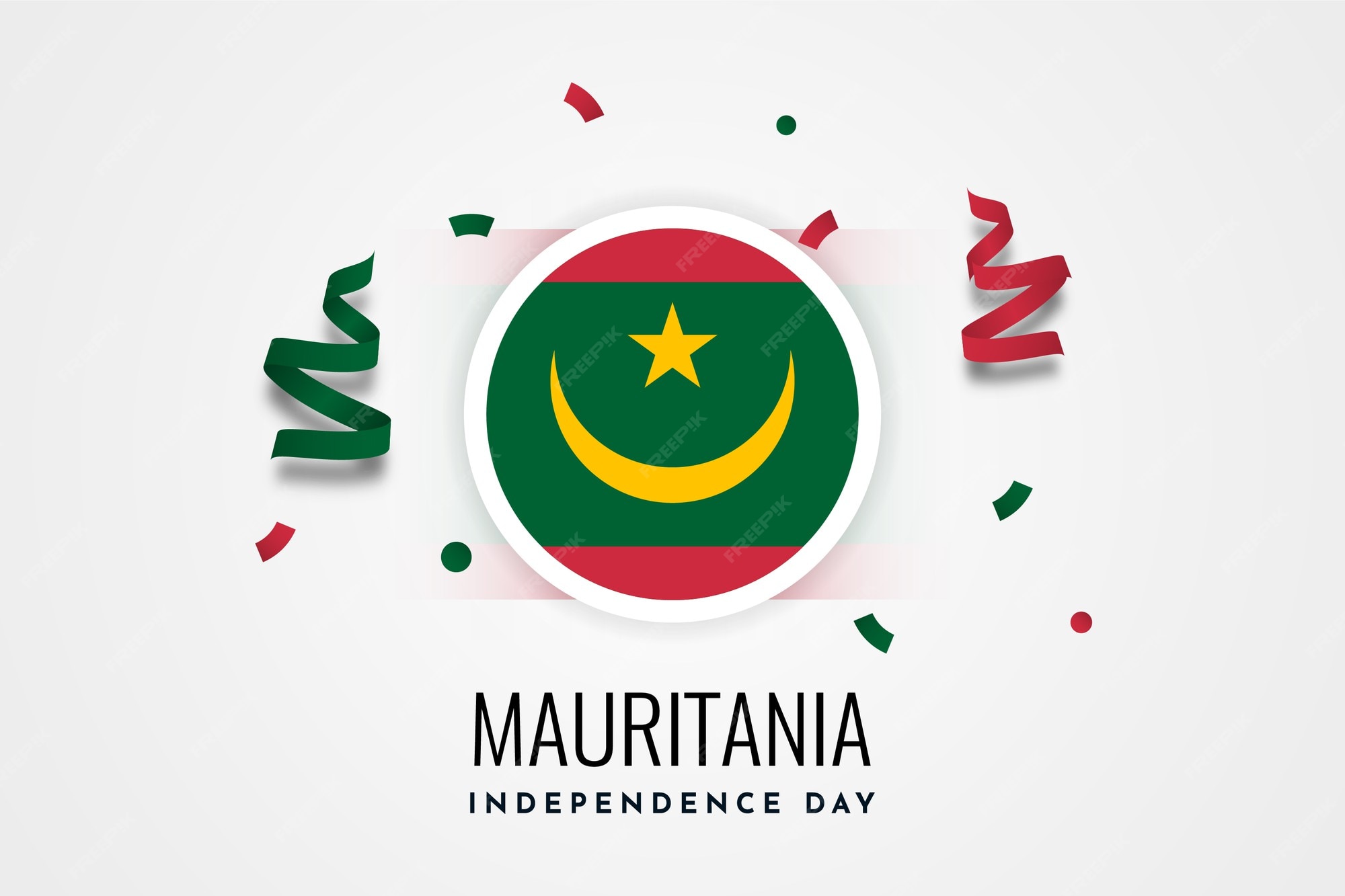 Premium Vector | Mauritania Independence Day