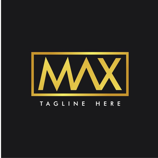 Max logo template design