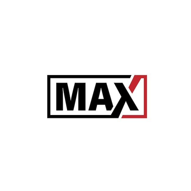 Max logo vector graphic illustration