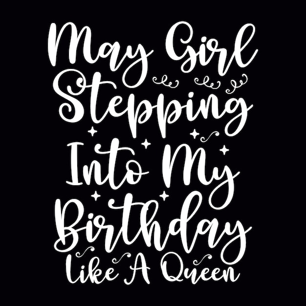 It's My Birthday Svg, Birthday Queen Svg, Birthday Girl Svg