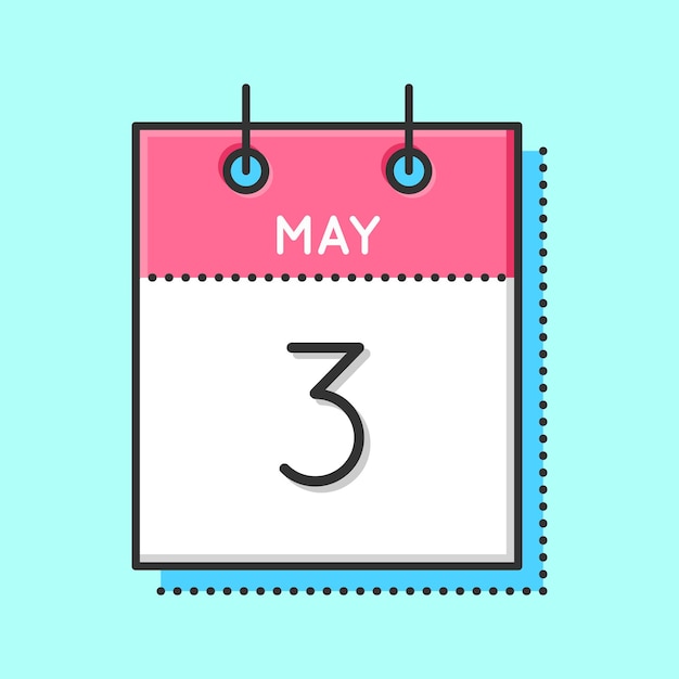 May Calendar Icon