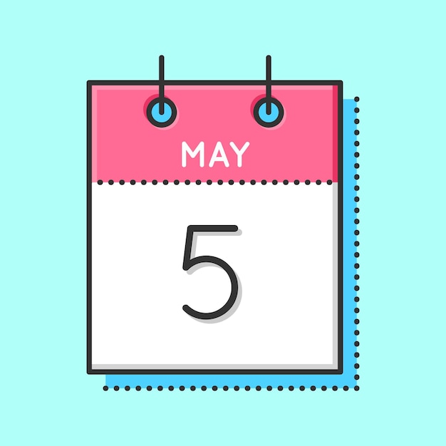 May Calendar Icon