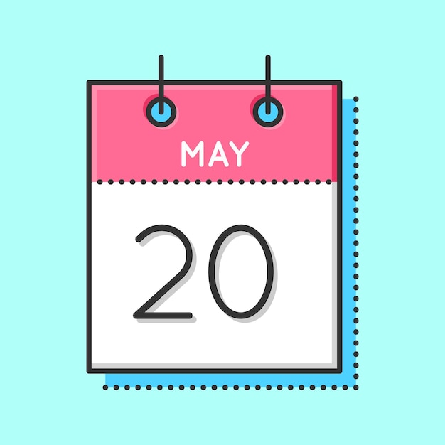 May Calendar Icon