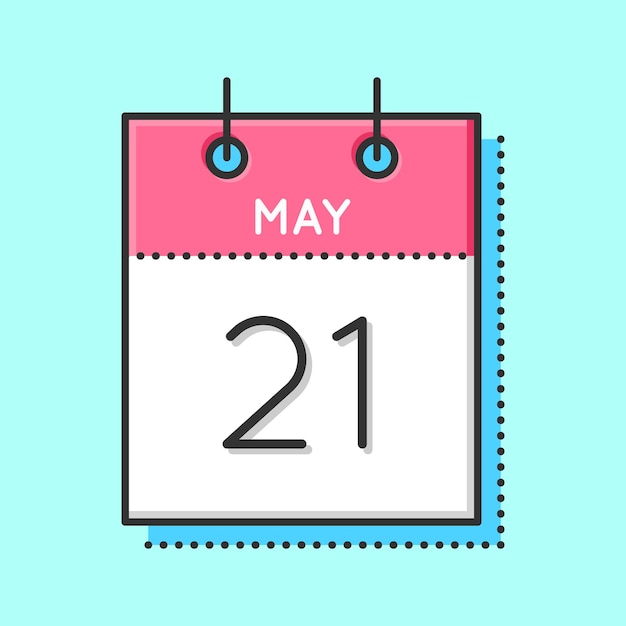 May Calendar Icon