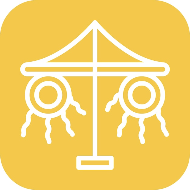 maypole icon vector image can be used for festa junina