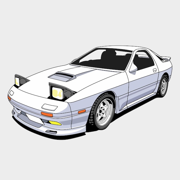 Vector mazda rx 7 fc