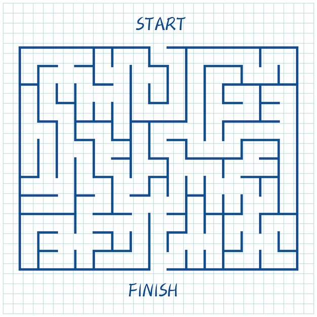 Maze game illustration