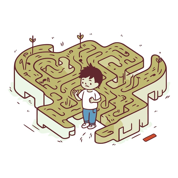 Maze game for kids Find the right way