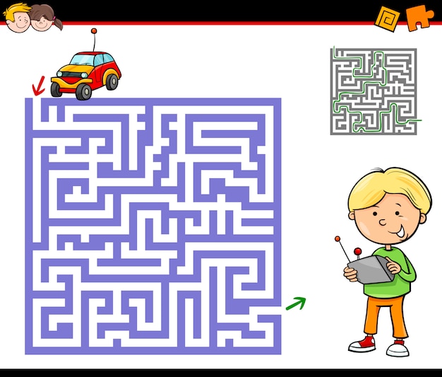 maze or labyrinth activity task