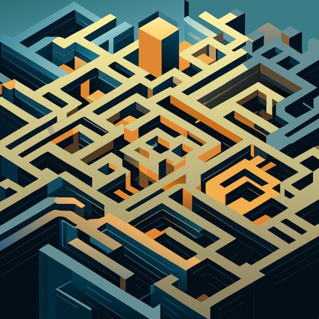 Maze vector illustration