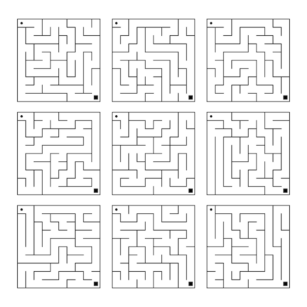 Mazes set