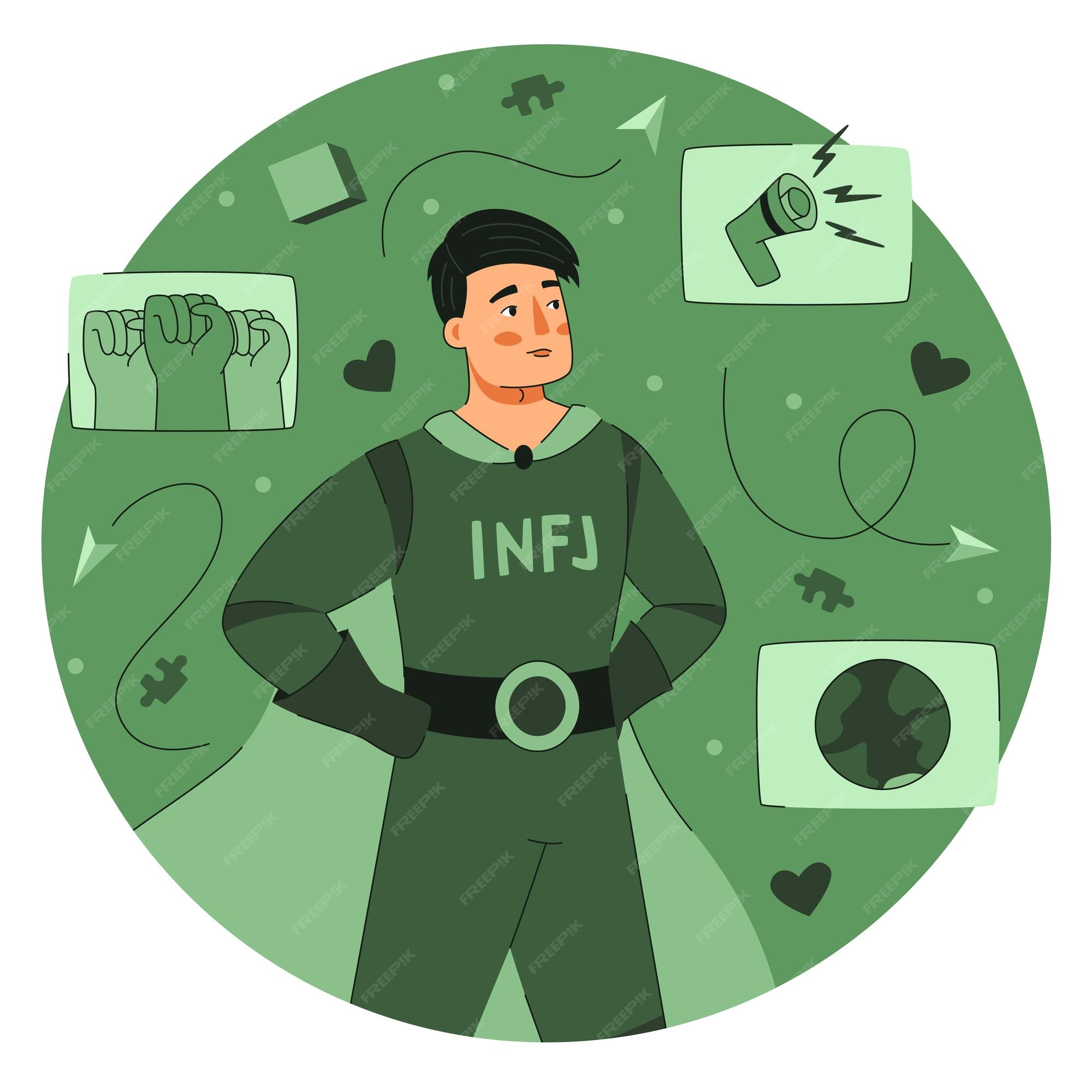 ENFJ - MBTI Protagonist Personality Art Board Print for Sale by BrainChaos