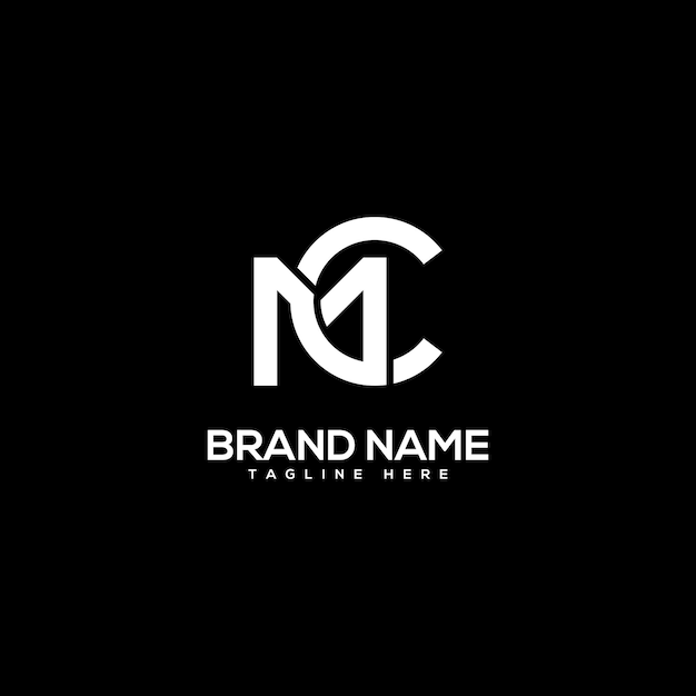 MC Alfabet Letter logo ontwerp Initieel Vector Element