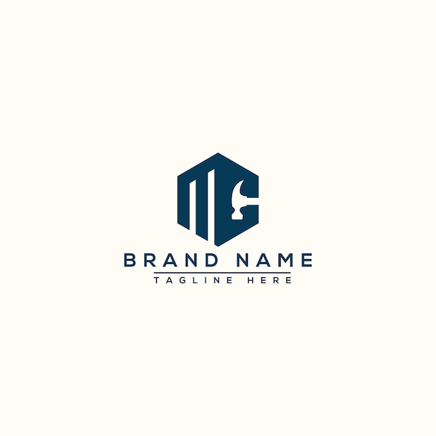 MC Logo Design Template Vector Graphic Branding Element