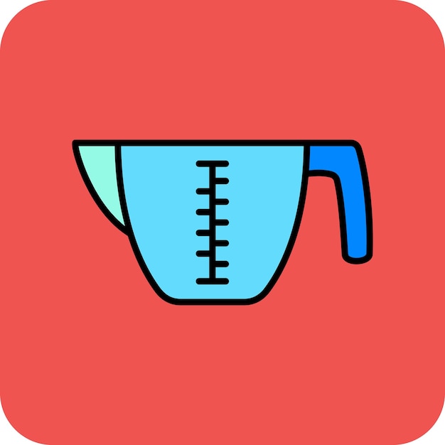 Vector measuring cup icon